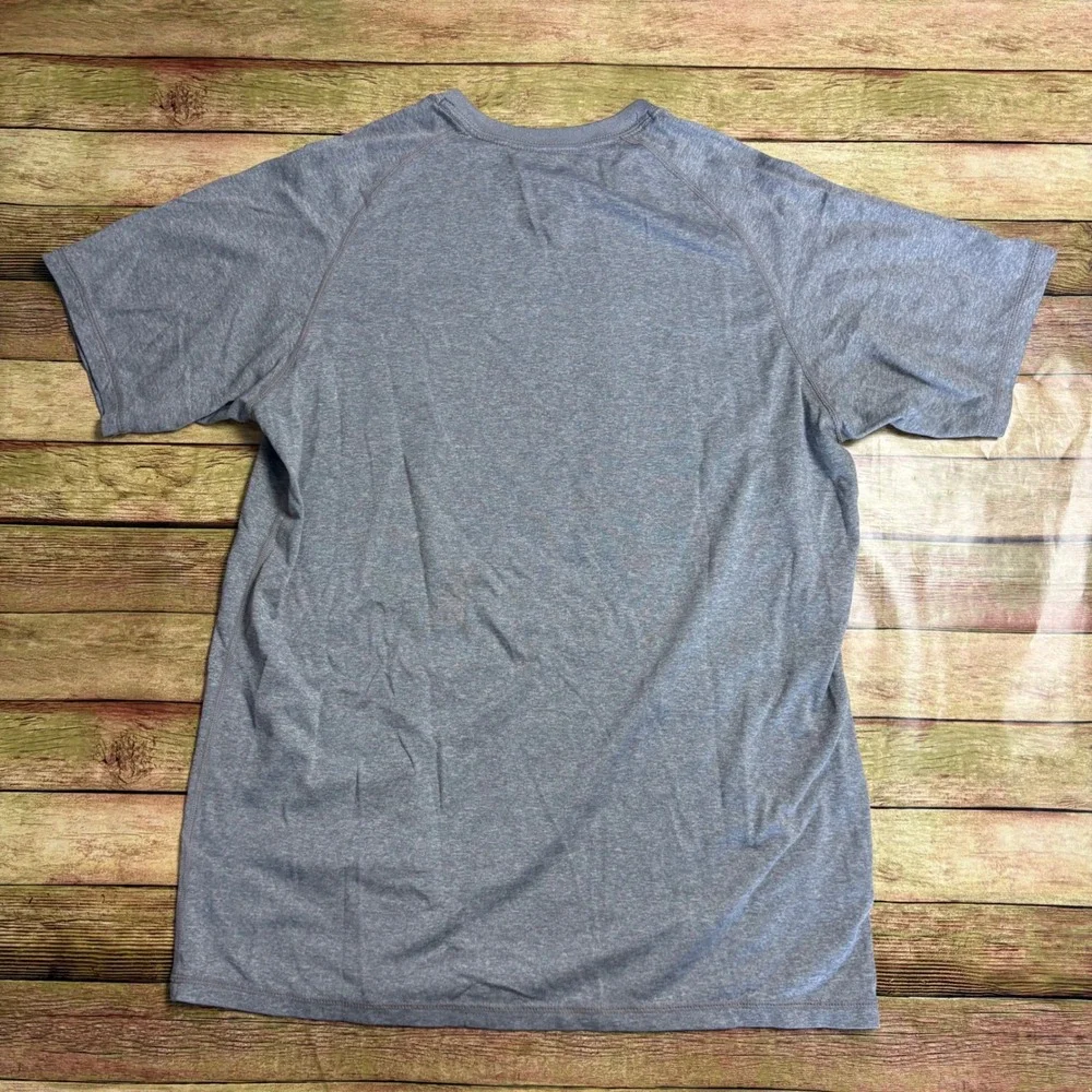 Jordan Brand Dri-FIT Jumpman Logo T-Shirt Mens Medium Heather Grey Raglan Tee